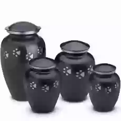 Tall Classic Urn - Black